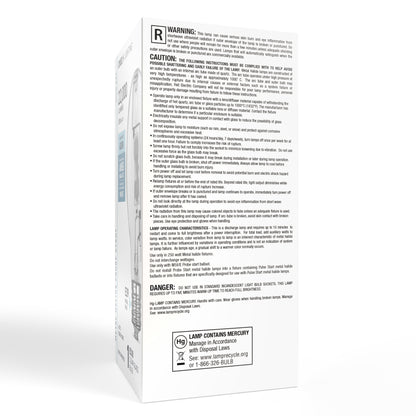 250W Cool White ED28 E39 Mogul Base Clear Metal Halide HID Light Bulb