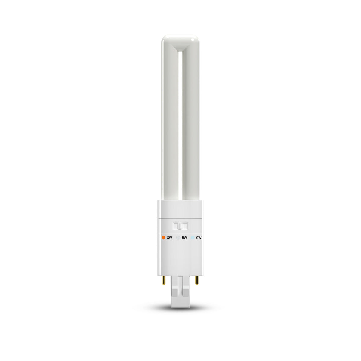 13W Replacement Twin Tube PL GX23 Base 3 Shades LED Light Bulb