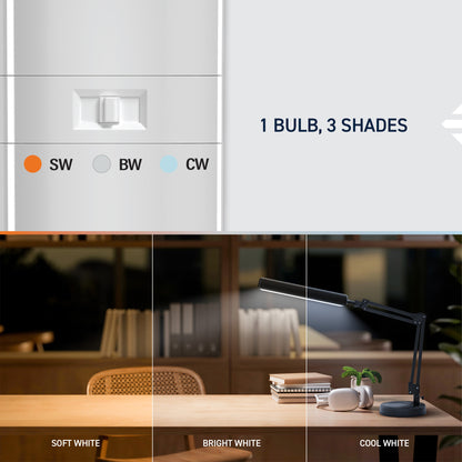 7W Replacement Twin Tube PL G23 Base 3 Shades LED Light Bulb