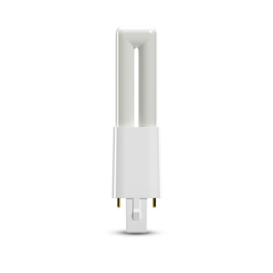 9W Replacement Twin Tube PL G23 Base Soft White LED Light Bulb