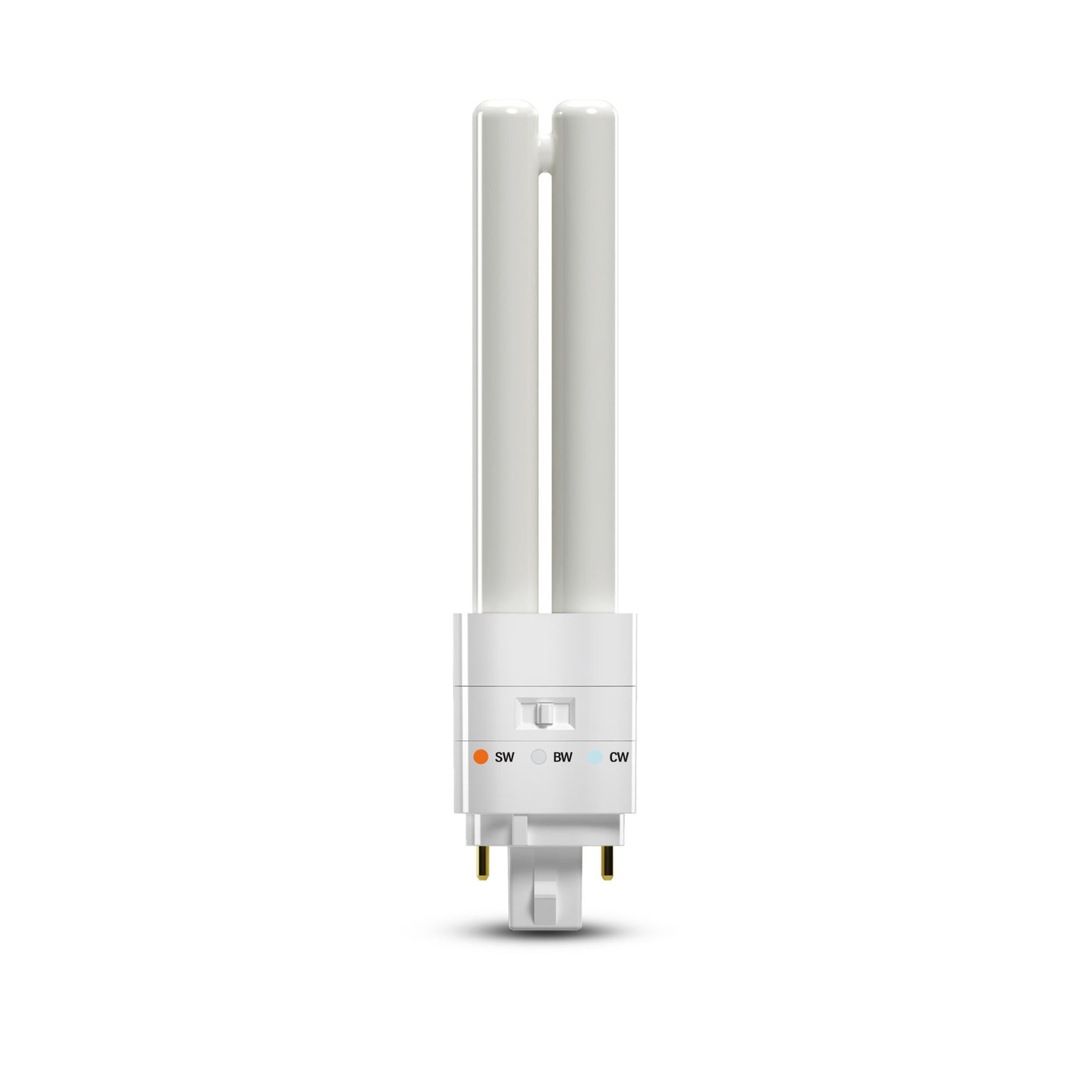 18W Replacement Double Twin Tube PL GX24q-2 Base 3 Shades LED Light Bulb