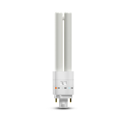 18W Replacement Double Twin Tube PL GX24q-2 Base 3 Shades LED Light Bulb