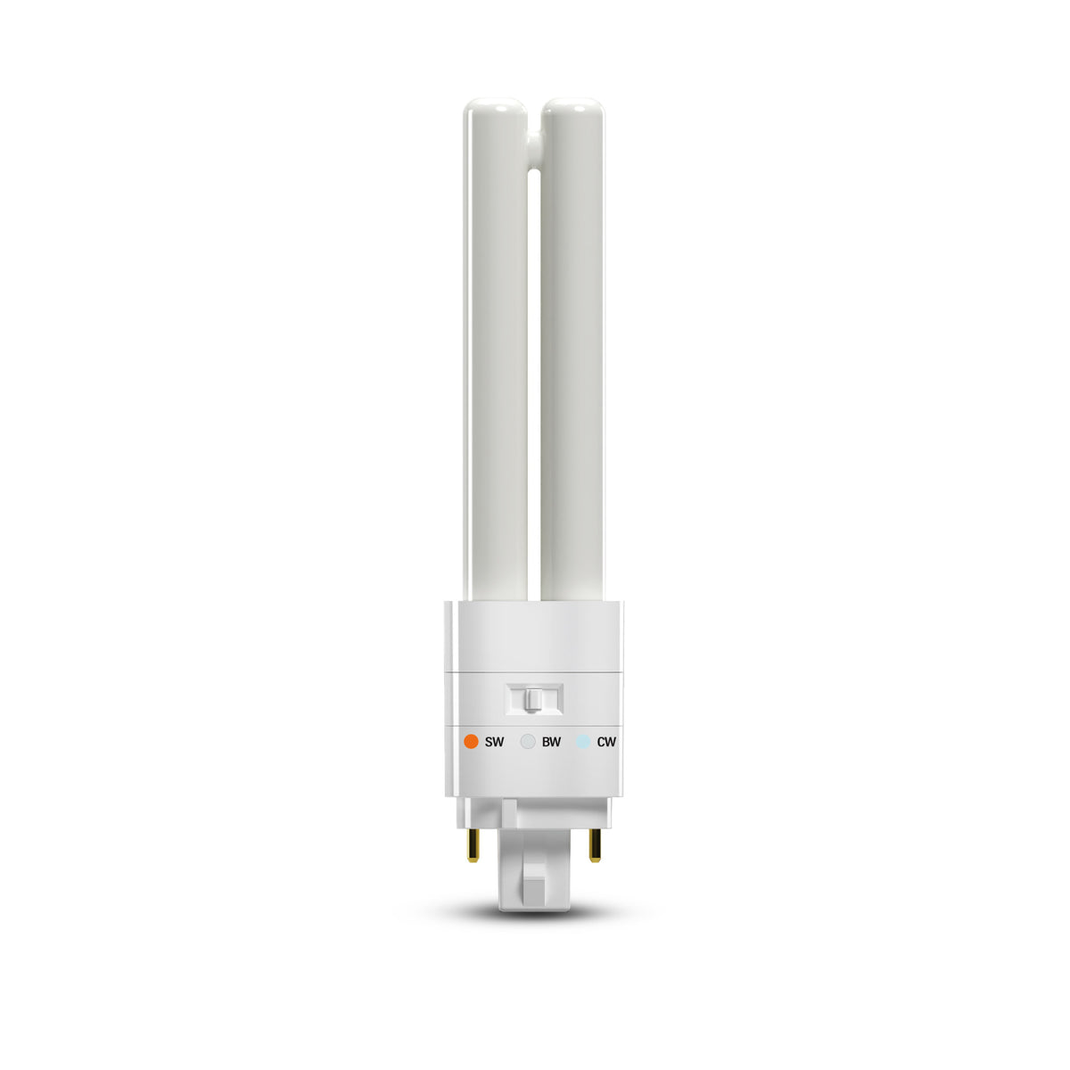 18W Replacement Double Twin Tube PL GX24q-2 Base 3 Shades LED Light Bulb