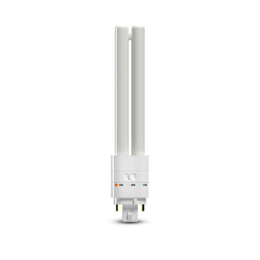 26W Replacement Double Twin Tube PL G24q-3 Base 3 Shades LED Light Bulb
