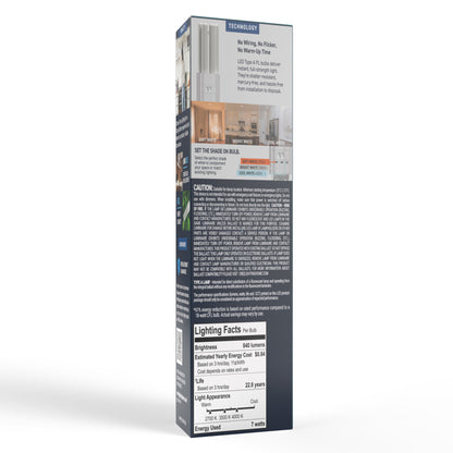 18W Replacement Triple Twin Tube PL GX24q-2 Base 3 Shades LED Light Bulb