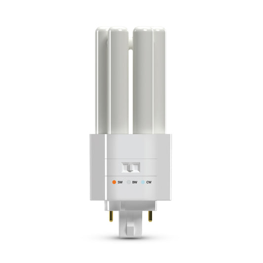18W Replacement Triple Twin Tube PL GX24q-2 Base 3 Shades LED Light Bulb