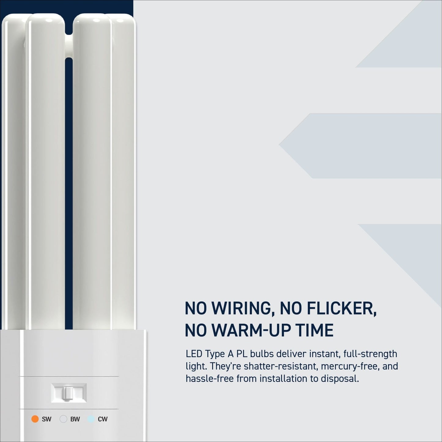 32W Replacement Triple Twin Tube PL GX24q-3 Base 3 Shades LED Light Bulb